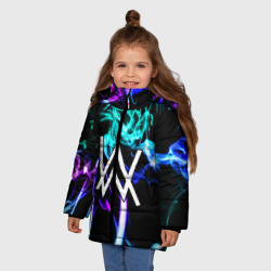 Зимняя куртка для девочек 3D Alan Walker - фото 2