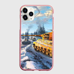 Чехол для iPhone 11 Pro Max матовый Советский танк