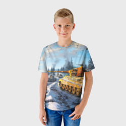 Детская футболка 3D Советский танк - фото 2