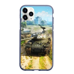 Чехол для iPhone 11 Pro Max матовый Танки