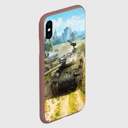 Чехол для iPhone XS Max матовый Танки - фото 2