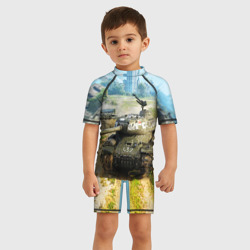 Детский купальный костюм 3D Танки - фото 2