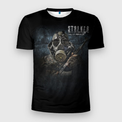 Мужская футболка 3D Slim S.T.A.L.K.E.R.:call of Pripyat