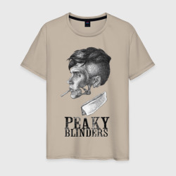Мужская футболка хлопок Череп Томми Peaky Blinders