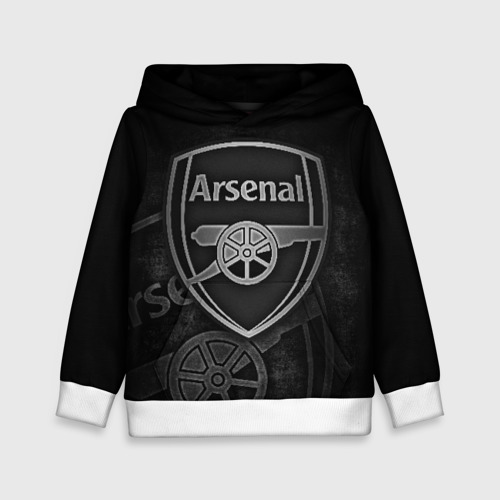 Детская толстовка 3D Arsenal, цвет белый