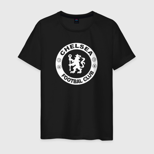 Мужская футболка хлопок Chelsea, цвет черный