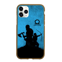 Чехол для iPhone 11 Pro Max матовый God of War