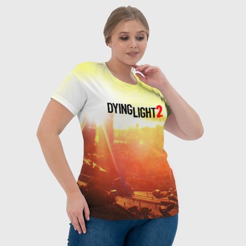 Женская футболка 3D DYING LIGHT 2 - фото 6