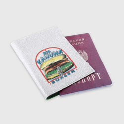 Обложка для паспорта матовая кожа Big Kahuna Burger - фото 2