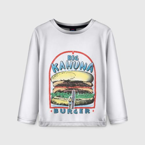 Детский лонгслив 3D Big Kahuna Burger, цвет 3D печать