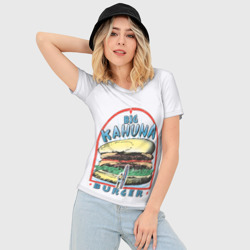 Женская футболка 3D Slim Big Kahuna Burger - фото 2