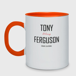 Кружка двухцветная Tony Ferguson
