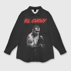 Женская рубашка oversize 3D El Cucuy