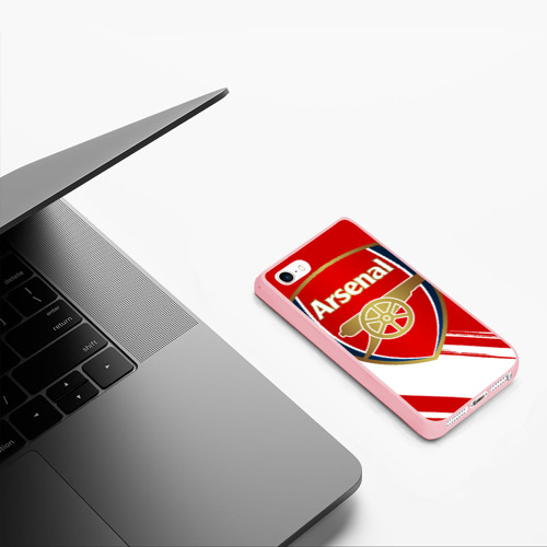 Чехол для iPhone 5/5S матовый Arsenal - фото 5