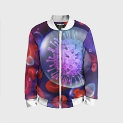 Детский бомбер 3D Лейкоциты и клетка
