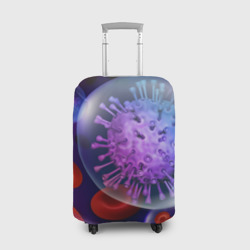 Чехол для чемодана 3D Лейкоциты и клетка
