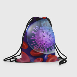 Рюкзак-мешок 3D Лейкоциты и клетка