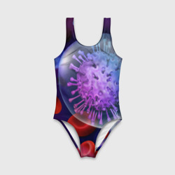 Детский купальник 3D Лейкоциты и клетка - фото 2