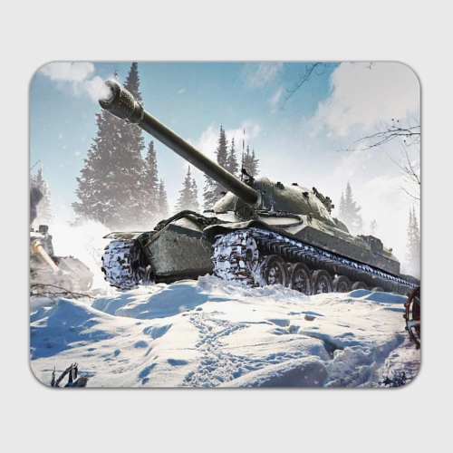 Прямоугольный коврик для мышки Танк