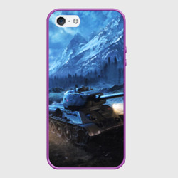 Чехол для iPhone 5/5S матовый Танк
