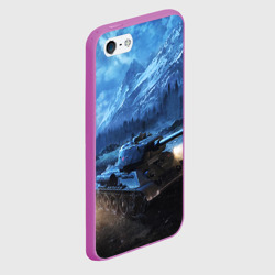 Чехол для iPhone 5/5S матовый Танк - фото 2
