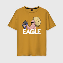 Женская футболка хлопок Oversize Eagle