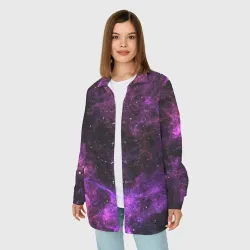Женская рубашка oversize 3D Темная Материя - фото 2