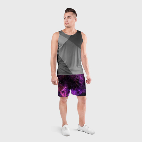 Мужские шорты спортивные Темная Материя, цвет 3D печать - фото 4