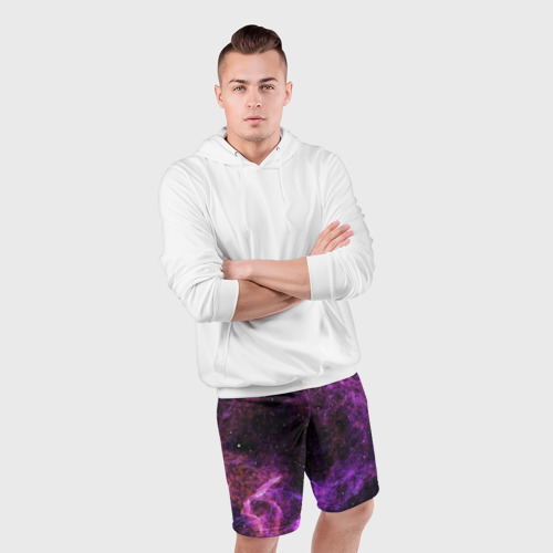Мужские шорты спортивные Темная Материя, цвет 3D печать - фото 5