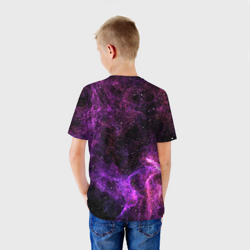 Детская футболка 3D Темная Материя, цвет 3D печать - фото 4