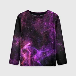 Детский лонгслив 3D Темная Материя