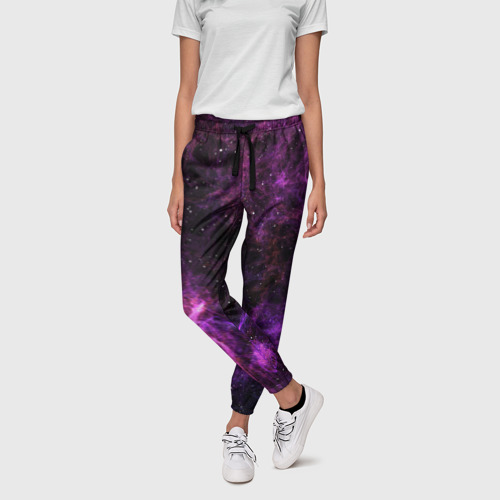 Женские брюки 3D Темная Материя, цвет 3D печать - фото 3