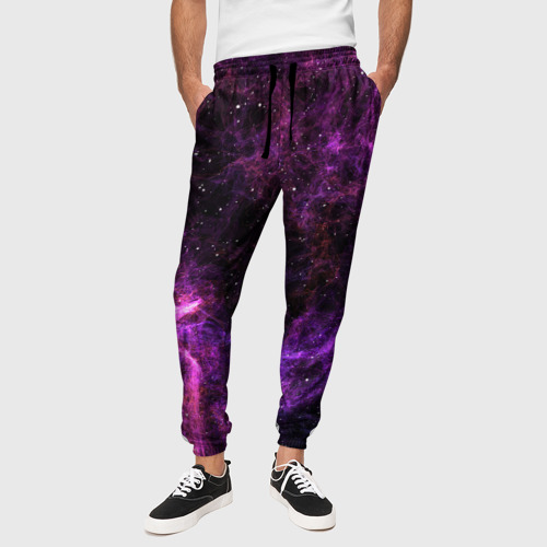 Мужские брюки 3D Темная Материя, цвет 3D печать - фото 4