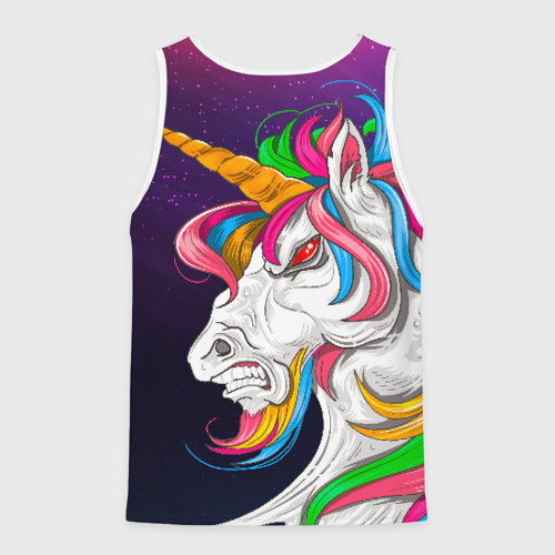 Мужская майка 3D Angry Unicorn - фото 2