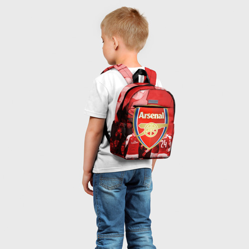 Детский рюкзак 3D с принтом Arsenal, фото на моделе #1