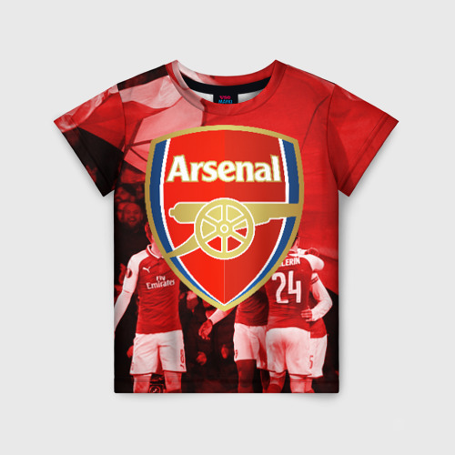 Детская футболка 3D Arsenal, цвет 3D печать