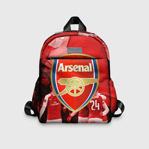 Детский рюкзак 3D с принтом Arsenal, вид спереди #2