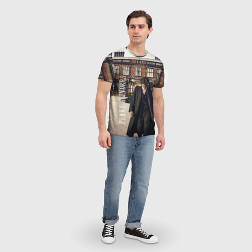 Мужская футболка 3D Томми Шелби Peaky Blinders, цвет 3D печать - фото 5