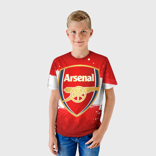 Детская футболка 3D Arsenal, цвет 3D печать - фото 3