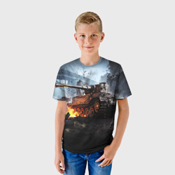 Детская футболка 3D Танк - фото 2