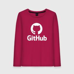 Женский лонгслив хлопок GitHub