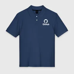 Мужское поло хлопок GitHub