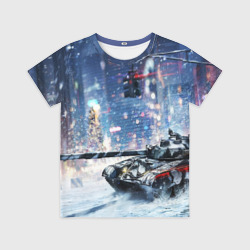 Детская футболка 3D Танки