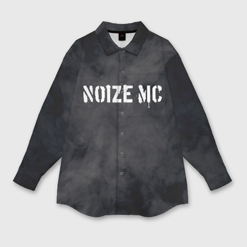 Мужская рубашка oversize 3D Noize MC, цвет белый