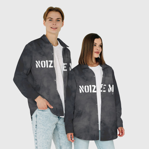 Мужская рубашка oversize 3D Noize MC, цвет белый - фото 6