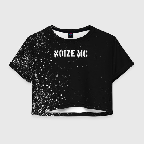 Женская футболка Crop-top 3D Noize MC, цвет 3D печать
