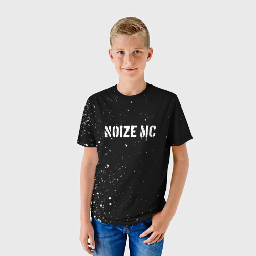 Детская футболка 3D с принтом NOIZE MC, фото на моделе #1