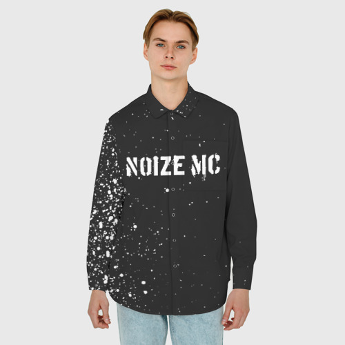 Мужская рубашка oversize 3D Noize MC, цвет белый - фото 3