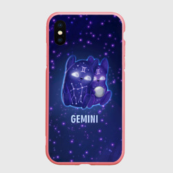 Чехол для iPhone XS Max матовый Близнецы