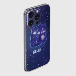 Чехол для iPhone 16 Pro Max силиконовый с защитой камеры Близнецы - фото 2